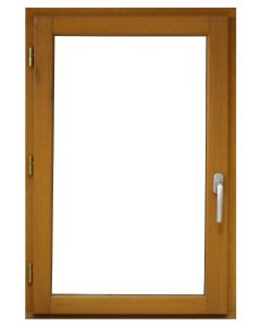 fenetre Bois 1 Vantail H 45 x L60 Tirant Gauche Cotes Tableau + poignee (ref 010220F9)