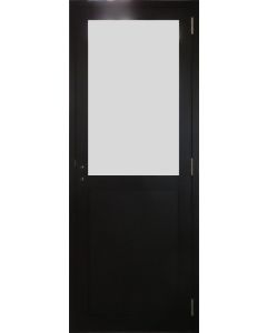 Bloc Porte Athena Noir H204 x L83 Poussant Droite Cotes Tableau