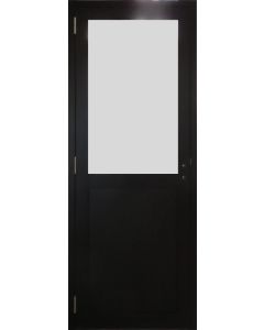 Bloc Porte Athena Noir H204 x L83 Poussant Gauche Cotes Tableau