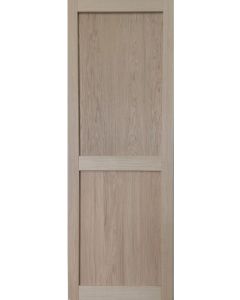 Porte Coulissante Atelier 2 Panneaux chene H204 x L83 